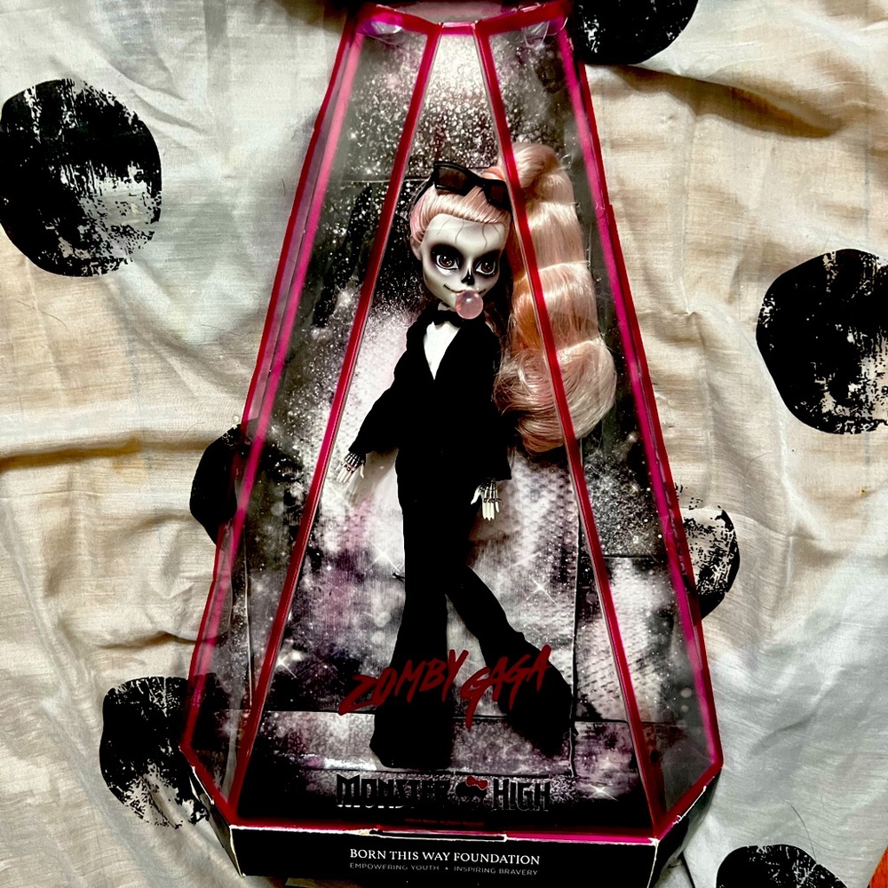 Zomby GaGa Monster High doll. Never opened. Shes super cool. :)